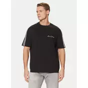 Bombažna kratka majica Armani Exchange moška črna barva, 8NZTSG ZJ9AZ
