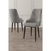 HANAH HOME Set 6 stolica Trex Grey Brown