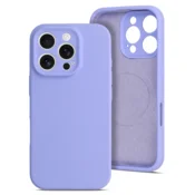Mat Liquid silikonski ovitek z MagSafe za iPhone 16 Pro - vijola