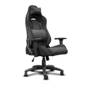 Trust gejmerska stolica GXT723 Ruya tkanina, siva