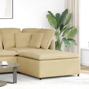 Modularni kauc s podnožjem, sivozelen 100x100x48 cm