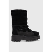 Čizme za snijeg Calvin Klein Jeans FLATFORM SNOW BOOT SHERPA WN boja: crna, YW0YW01195