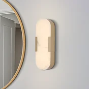 Searchlight LED kopalniška stenska svetilka Opaline višina 35 cm zlata barva kovina/smola - Kopalnica - zlato, belo