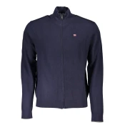 NAPAPIJRI MEN'S BLUE CARDIGAN
