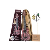 Ukulele KEIKI K2 serija Superscale Soprano set - Rdeči kalejdoskop K2SS-RKC