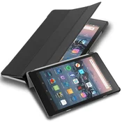 Cadorabo Cadorabo tablični ohišje, združljiv s Kindle v satenasti črni barvi - ultra tanek zaščitni pokrov z samodejnim zbujanjem in stojalo funkcijo, (20615393)