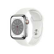 Pametni sat Apple Watch Series 8 Bijela Srebrna