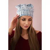 Kesi Cap with fleece Roksana K209 blue