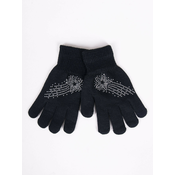 Yoclub Kidss Girls Five-Finger Gloves With Jets RED-0216G-AA50-007