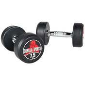 GORILLA SPORTS Okrugle gumirane bucice (2 x 7,5 kg)