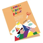 Papir samolepilni - barvni, A5, 13 listov
