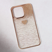 Ovitek Shiny Dusty Rose type 1 za Apple iPhone 13 Pro, Teracell, rjava