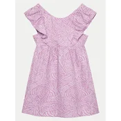 United Colors Of Benetton Poletna obleka 4YP7CV027 Vijolična Regular Fit