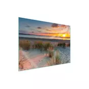 shumee STEKLENA ZAŠČITNA PLOŠČA ZA ŠTEDILNIK 70x52 BEACH