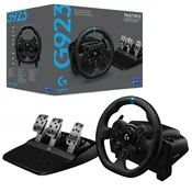LOGITECH G923 TRUEFORCE SIM USB VOLAN (PS4/PS5/PC), CRNA (941-000149)