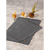 Lessentiel Maison Set 2 prostirke za kupatilo Antracit