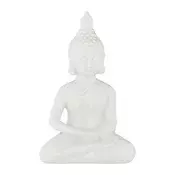 Northix Figura bele Bude, 18 cm, keramična, odporna na zmrzal