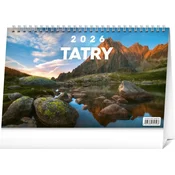 NOTIQUE Namizni koledar Tatre 2026, 23,1 x 14,5 cm