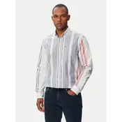 Tommy Jeans Srajca Oxford DM0DM23246 Pisana Relaxed Fit