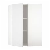 METOD Ugaoni zidni element s policama, bela/Stensund bela, 68x100 cm