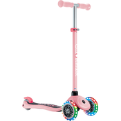 Globber otroški trikolesni skiro - Primo Lights V2 - Luminous Wheels - Pastel Pink