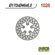 shumee Zadnji zavorni disk NG za Honda TRX 420/650/680, 2006-2021, 170 mm