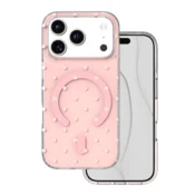 Onasi PolkaPop MagSafe ovitek za iPhone 17 Pro/iPhone 18 Pro roza