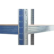 awtools skladiščni regal 6 polic 225x90x50 nosilnost 300 kg 6,0 mm hitra montaža z vtisnjenim sistemom