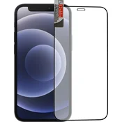 Q Glass celotno steklo iPhone 12/12 Pro (6,1) - črno (polno lepilo)