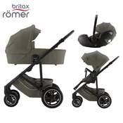 britax römer otroški voziček 3v1 smile™ 5z lux urban olive + baby-safe™ pro lux urban olive