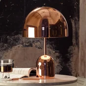Tom Dixon LED namizna svetilka Bell, bakrena, 43 cm, z možnostjo zatemnitve - Dnevna soba/jedilnica - Dizajn - baker - Kovina