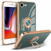 shumee Ovitek za iPhone 7 8 SE 2020 2022 Newseego siv + 360° magnetno držalo