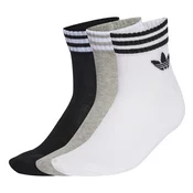 ADIDAS ORIGINALS Nogavice pegasto siva/črna/bela