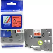 Brother - Traka TZ2-421 9mm crno na crveno