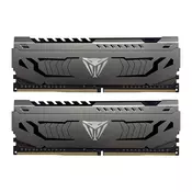 PATRIOT 32GB DDR4 (2x16GB), 3600MHz, Viper Steel Series, PVS432G360C8K