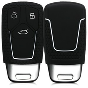Silikonski etui za avtomobilske ključe za Audi Audi - črna - 16023