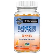Dr. Formulated Magnesium with Pre & Probiotics Gummies, Orange Creme - 60 gummies
