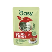 Oasy Strips in Gravy Mature&Senior koščki v omaki - puran in grah - 100 g 22 x 100 g