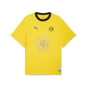 Mens Puma HOOPS x BORUSSIA DORTMUND Tee II, Yellow, Size 4XL, Clothing