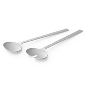Set žlica za salatu LENORA 30 cm, set od 2 kom, srebrna, nehrđajući čelik, Zack