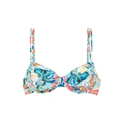 VENICE BEACH Bikini zgornji del Wire-Top Caru Venice Beach bež/svetlo modra/oranžna
