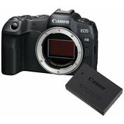 Fotoaparat bez zrcala Canon - EOS R8, 24.2MPx, Black + Baterija LP-E17