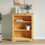 vidaXL Trinadstropna knjižna omara borovina Corona Range 81x29x100 cm