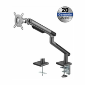 Transmedia Full-Motion Desk Stand with spring system for flat screens