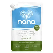 NANA ČISTILO ZA KUHINJO IN RAZMAŠČEVANJE ČAJEVEC IN META EKO POLNILO, 1030 ml