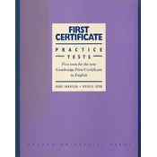 FIRST CERTIFICATE - PRACTICE TESTS (eng.)