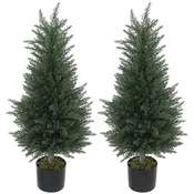 Homestar Set umetnih rastlin cipresa 40x90 cm zelena