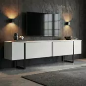 HANAH HOME TV Polica Onera White Black