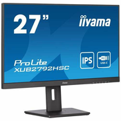 68.6cm/27““ (1920x1080) Iiyama XUB2792HSC-B5 16:9 4ms IPS HDMI DisplayPort USB-C VESA Pivot Speaker Full HD Black