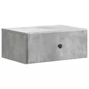 vidaXL vidaXL Stenski nočni omarici Betonsko siva 49 x 34,5 x 20 cm, (5000209522)